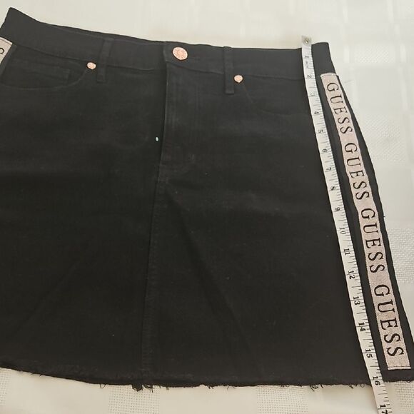 Guess Black and Gold Mini Pencil Skirt - Picture 11 of 16